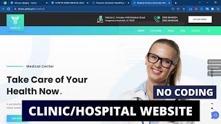 How to Make Medical/Healthcare Clinic Website using Elementor? Create Hospital Website in Wordpress