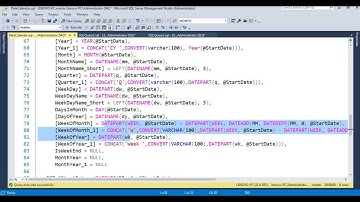 Microsoft SQL Server Development Part 19 : How to Create Date Table in SQL Server