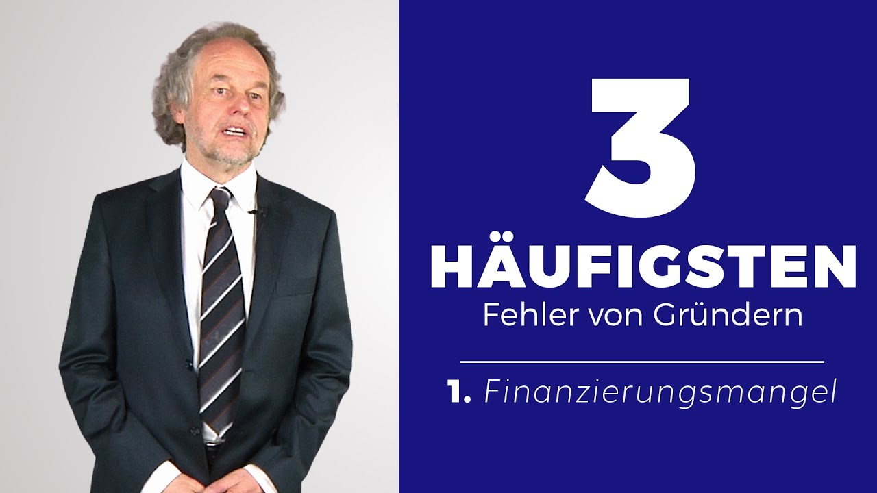geschäftsideen usa Die 3 häufigsten Fehler von Gründern: Finanzierungsmangel! (1/3)