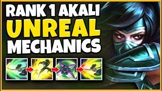 #1 AKALI WORLD SMURFING IN HIGH-ELO (PERFECT MECHANICS) - League of Legends