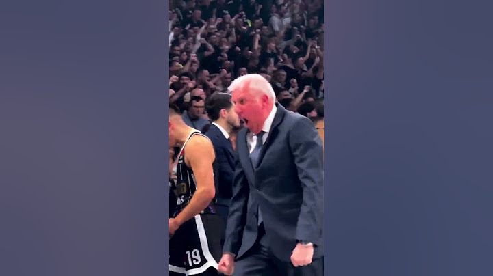 You’ve NEVER SEEN Obradovic CELEBRATE like this | PARTIZAN - PARIS