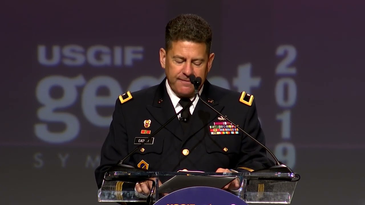 GEOINT 2019 Keynote: BG Matt Easley, Director, Army AI Task Force, Army Futures Command