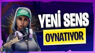 YENİ SENSITIVITY OYNATIYOR! (Türkçe Fortnite)