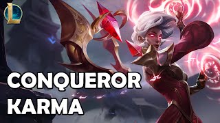 Conqueror Karma Skin Spotlight from League of Legends