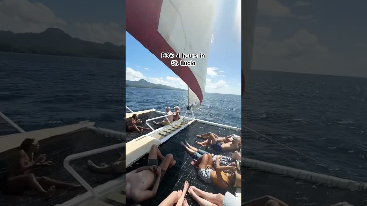 The perks to living on a cruise ship- crew tour to the Pitons! #stlucia #lifeatsea #sailing