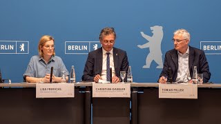 Landespressekonferenz mit dem Berliner Senat am 14. Mai 2024