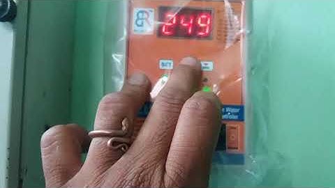 Video5🌐BLUERED (9698816688) Digital Automatic water Level Controller with Float Switch for Sub.Pump