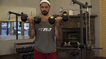 Dumbbell Twist Curl
