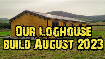 Part 1 of The build of our customized 3 bed Log house in Ireland August 2023 from start to finished.