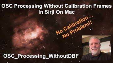 AstroAF - OSC Processing Without Calibration Frames On Mac