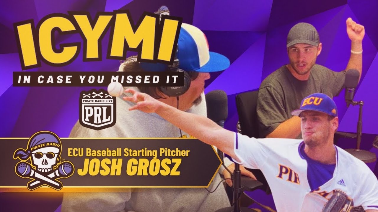 ICYMI ECU Baseball SP Josh Grosz joined Pirate Radio LIVE