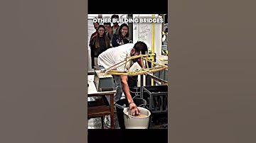 Others Building Bridges VS This Girl 😳 #shorts