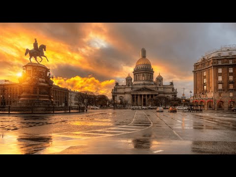 Санкт-Петербург, 🇷🇺 Россия 🇷🇺 - с высоты птичьего полета аэросъемка [4K]