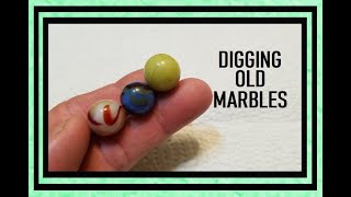 Digging Antique Marbles On An Old Dump - Bottle Digging - Antiques - Oddities - History Channel -