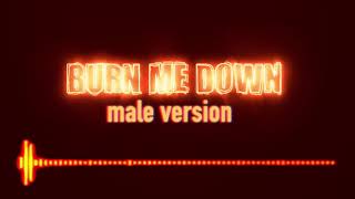 Male Versionburn Me Down - Kira Ft Gumi English