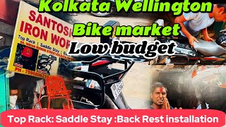 Wellington Market Bike Mod | Pulsar 220 Saddle Stay & Backrest Fitting