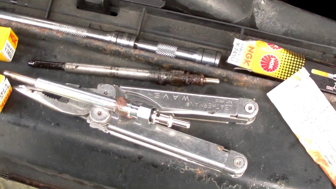 Mercedes Sprinter glow plugs change, removal and refit YouTube