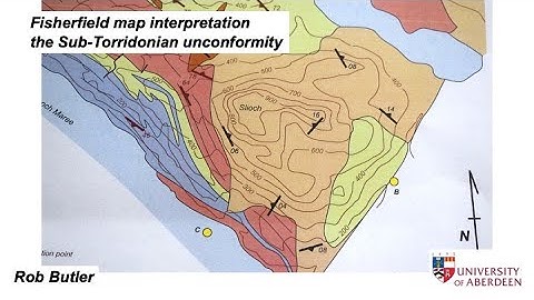 Fisherfield   structure contours on an unconformity