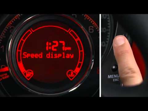Fiat 500 Instrument Cluster// Speedo// Clocks Trip Buttons