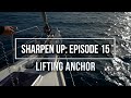 Lifting anchor on a yacht