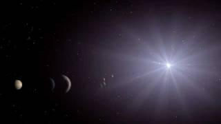 3D studio max Flying through the solar system animation