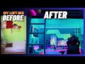 DIY LOFT BED | Micro Gaming Room Makeover w/ Led Light expert