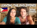 WHY WE ARE LEAVING THE PHILIPPINES & TRAVEL PLANS 🇵🇭