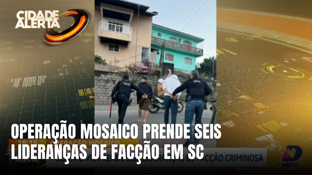 Operação Mosaico mira organização criminosa em quatro cidades de SC