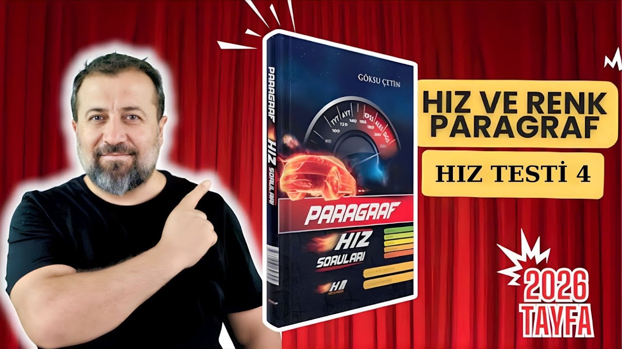 🏎️💨 PARAGRAF HIZ SORULARI - Hız Testi 4. Video Çözümü 🏎️💨