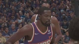 NBA 2K24 Part 1 created player Plyoffs Wolvs ERA vs KD down 0 1 legooo