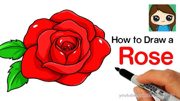 How to Draw a Rose step by step Easy