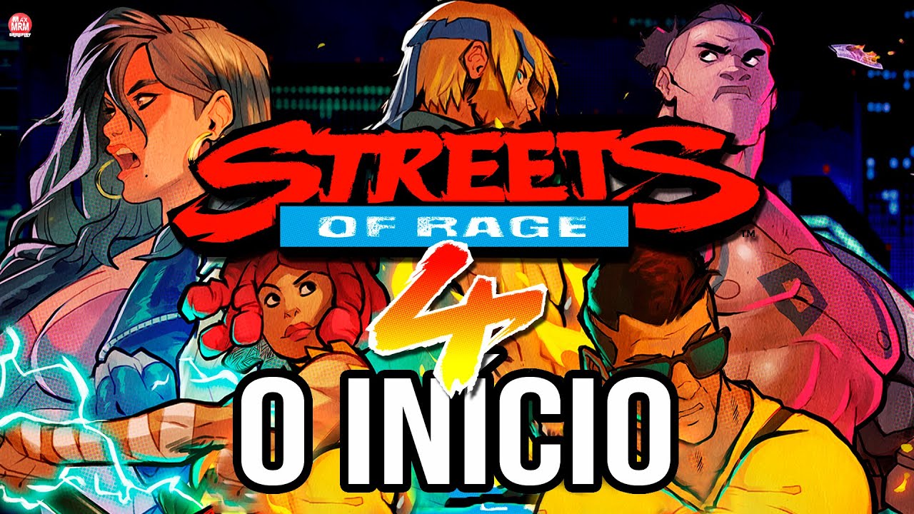 STREETS OF RAGE 4 - O INÍCIO DE GAMEPLAY DA NOSTALGIA, em Português PT-BR