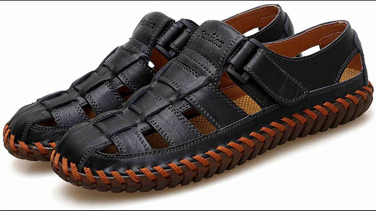 Sandalias de piel para hombre