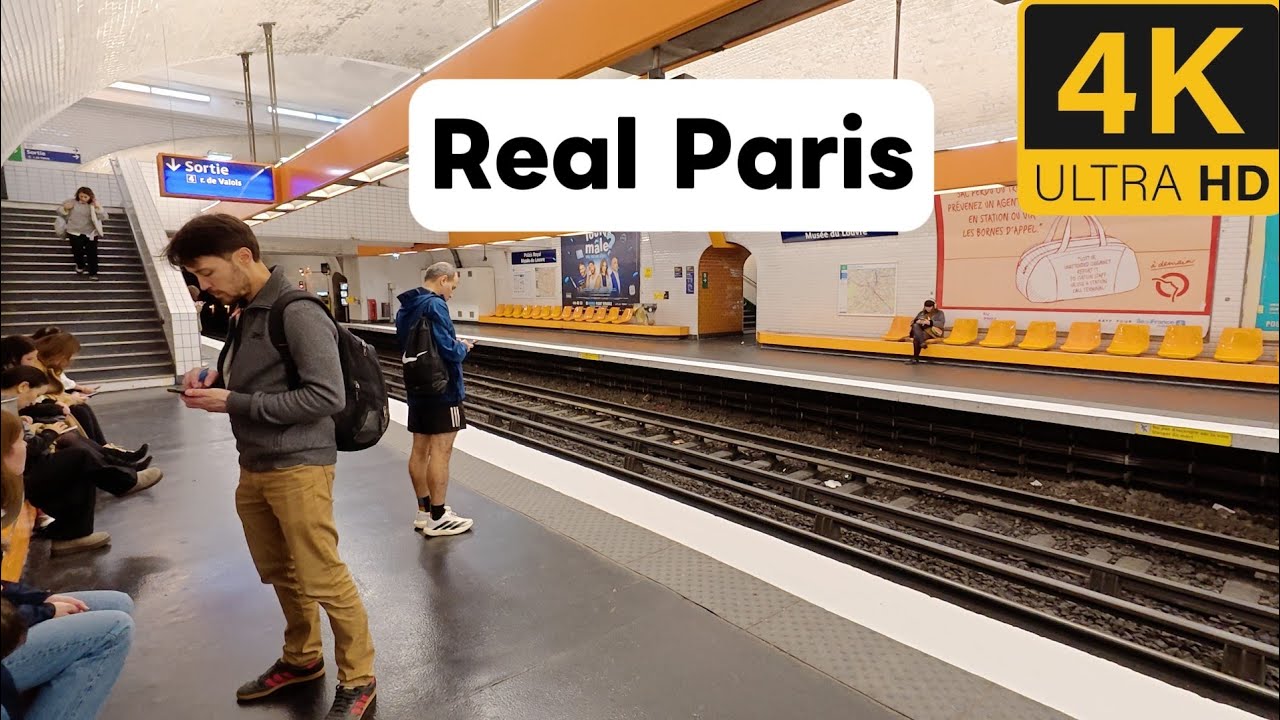 Real Life in Paris 🇫🇷 Walking the Streets & Riding the Metro