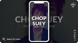 System Of A Down - Chop Suey (Lyrics for Mobile) Resimi