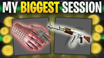 INSANE HYDROPONIC WIN ON CSGOROLL! (BIGGEST SESSION)