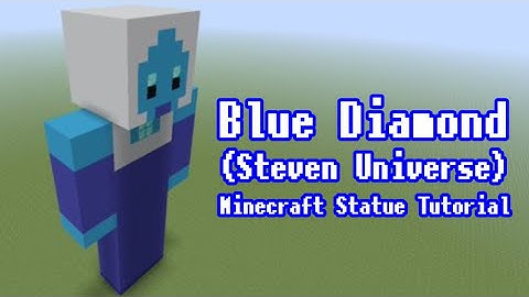Blue Diamond | Minecraft Statue Tutorial