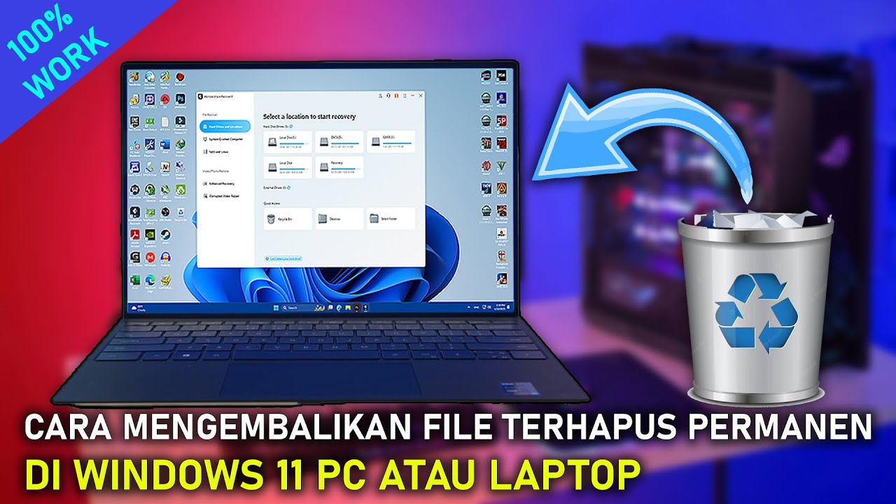 Cara Mengembalikan File yang Terhapus Permanen di Windows 11 PC atau