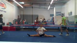 Toe-touch split