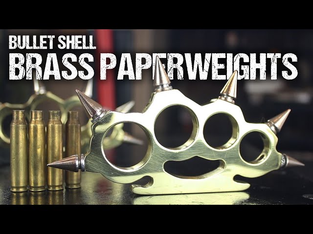 How To Make Brass Knuckles, From Bullet Shells 