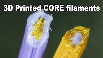 3D Printed Core Filament: Testing the Layer Adhesion Myth