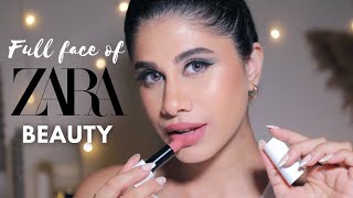 FULL FACE OF ZARA MAKEUP! | Malvika Sitlani