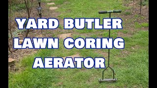 Backyard demo, Yard Butler Lawn Coring Aerator  Love it screenshot 2