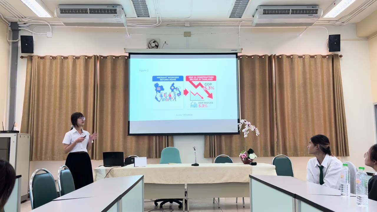 Group 2 Migrant workers in the construction sector affect the Thailand economy