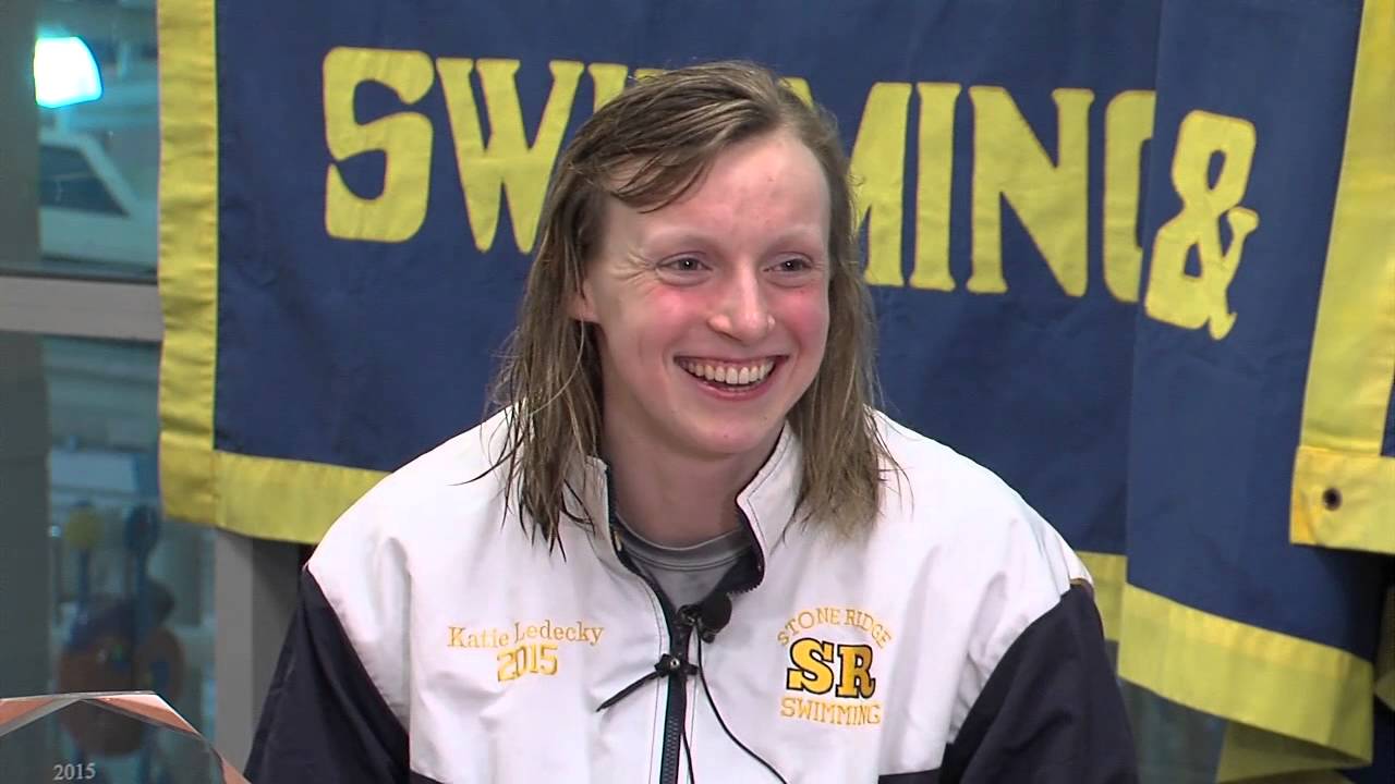 Katie Ledecky News Conference After Metros Youtube 