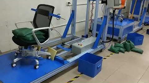 Office Furniture Chair Seat and Back Rest Combined Testing Machine Chair Fatigue Test