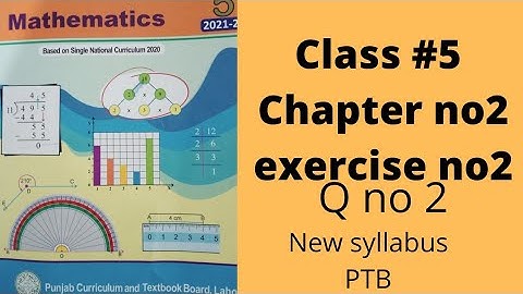 Class 5 ,Chapter no 2,exercise no 2, question no 2, LCM by division, PTB, single national curriculum