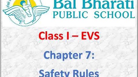 I EVS Chapter 7 Safety Rules Part 2