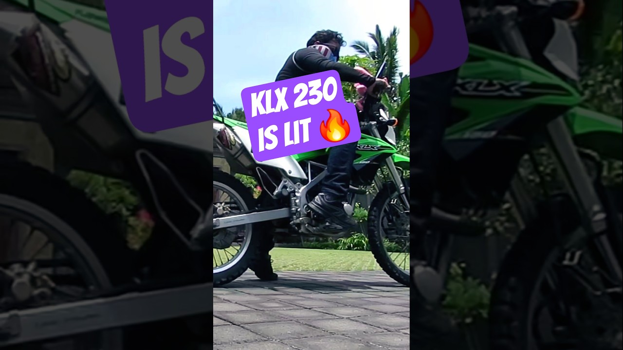 KLX230 is a BANG for the Price 🔥🤘🏻 #motorcycles #klx230 #kawasaki