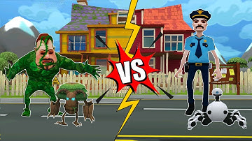 Dark Riddle Mod Menu| NEW MOD_ Giant neigbor_ Giant Police man _ PART 10 #darkriddle #modmenu